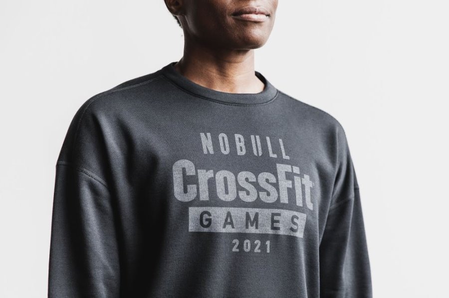 Sweats Nobull Crossfit Games® 2021 Crew Sweatshirt Femme Noir | 99XQ141I0