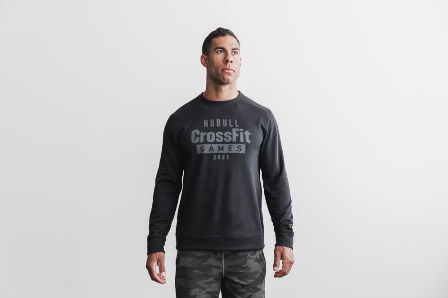 Sweats Nobull Crossfit Games® 2021 Crew Sweatshirt Homme Noir | E6AFRX768