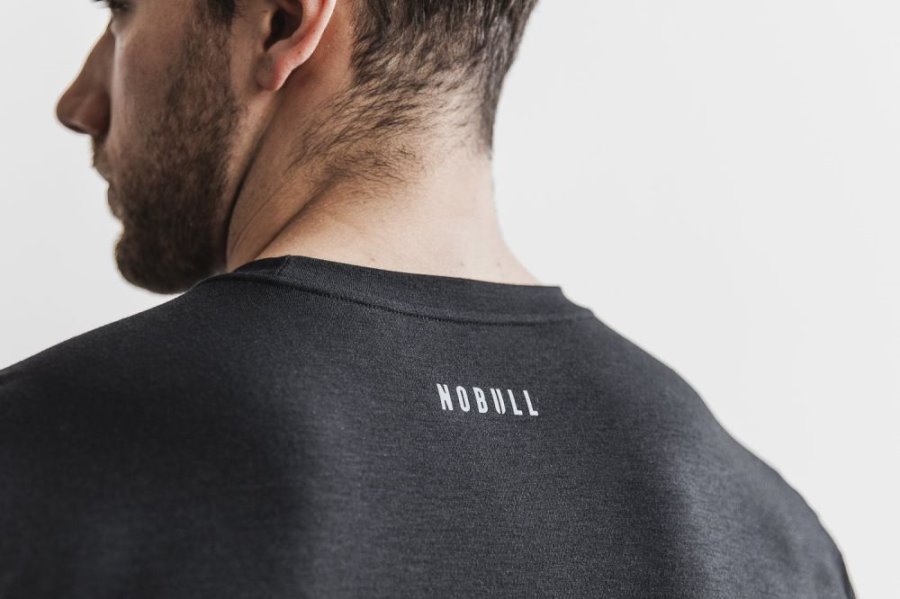 T Shirt Running Nobull Crossfit® Tee Homme Noir | 6ICXDU2VH