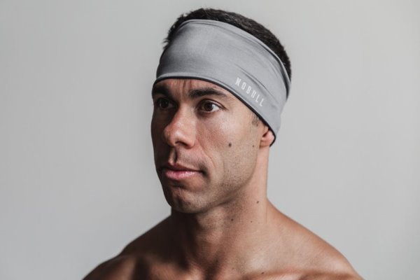 Bandeau Nobull Headband 4" Homme Grise Foncé | KSOXX8YY3