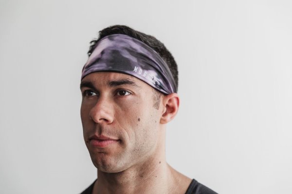 Bandeau Nobull Tie-dye Headband 4" Femme Rose Noir | 6IOFY1NDV