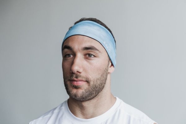 Bandeau Nobull Tie-dye Headband 4" Homme Bleu | YB5HLEB4L