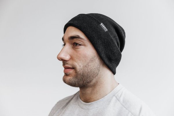 Bonnet Nobull Cuffed Beanie Homme Noir | CT4V90T45