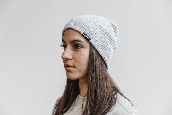 Bonnet Nobull Waffle Beanie Femme Grise | 2W3RDE9I2