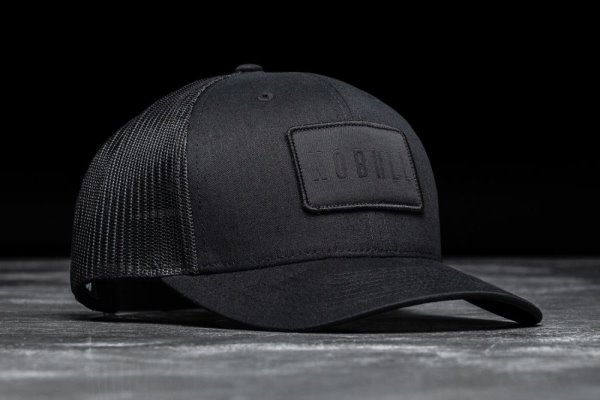 Chapeaux Nobull Curved-brim Trucker Homme Noir | 0H41ASV2U