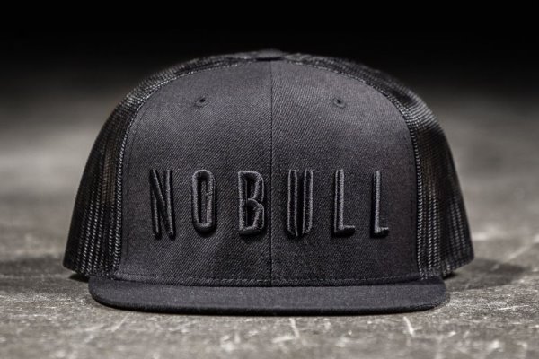 Chapeaux Nobull Plates-brim Trucker Homme Noir | BVVS8BGOF