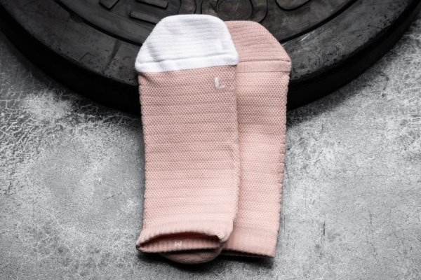 Chaussettes Nobull Low Sock Homme Rose Blanche | 0DN12KFDO