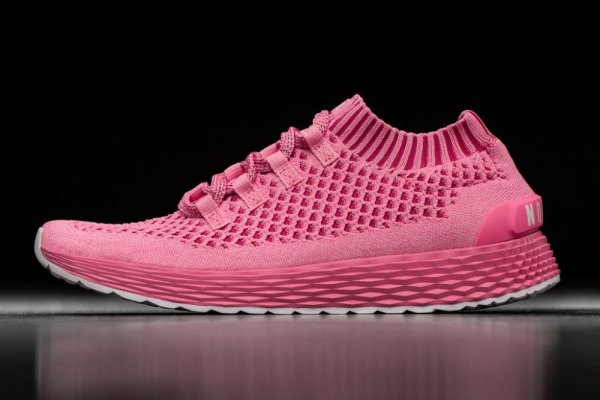 Chaussures Running Nobull Knit Runner Homme Rose Clair | IR5BNW5VS