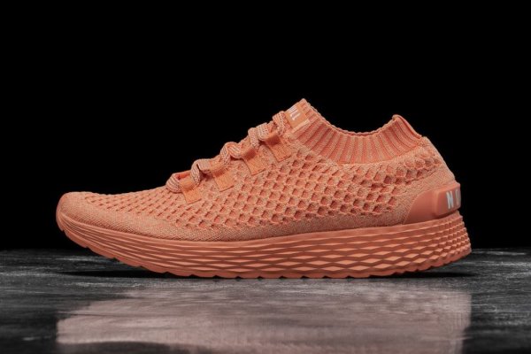 Chaussures Running Nobull Melon Knit Runner Femme Orange | G3EW3RA2F