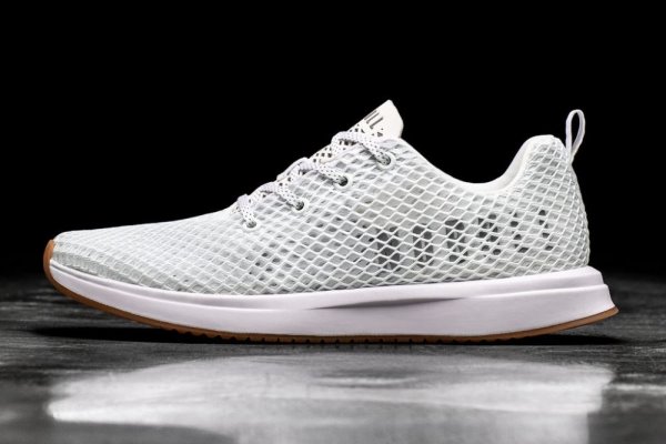 Chaussures Running Nobull Mesh Runner Homme Blanche | FSJAC4FSU