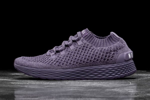 Chaussures Running Nobull Nightshade Knit Runner Homme Violette Foncé | D9PB4JU89