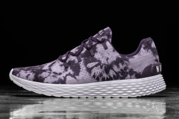 Chaussures Running Nobull Tie-dye Ripstop Runner Femme Violette | B1G5CRXUG