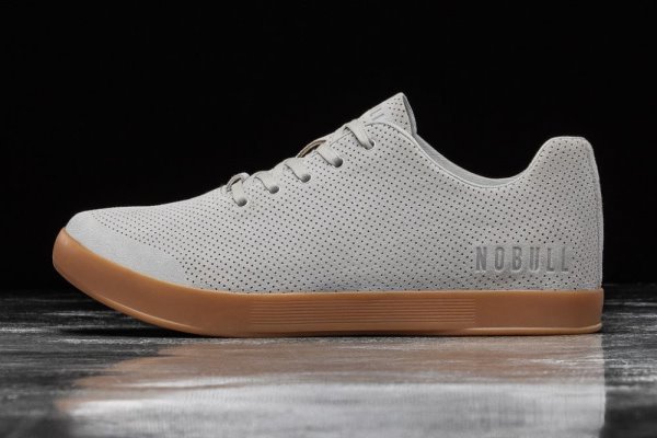 Chaussures de Sport Nobull Arctic Gum Daim Trainer Homme Grise | UAAY69YFN