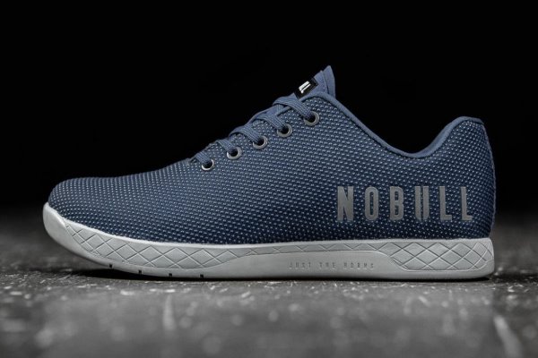 Chaussures de Sport Nobull Denim Trainer Homme Bleu Foncé | 9NI6KIPRS