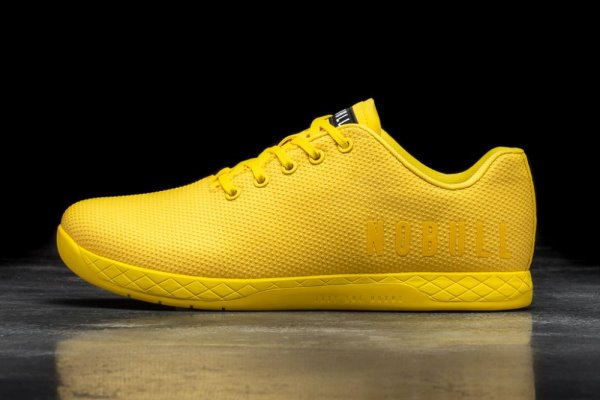 Chaussures de Sport Nobull Drop Trainer Homme Citron | H6Q97DEL2