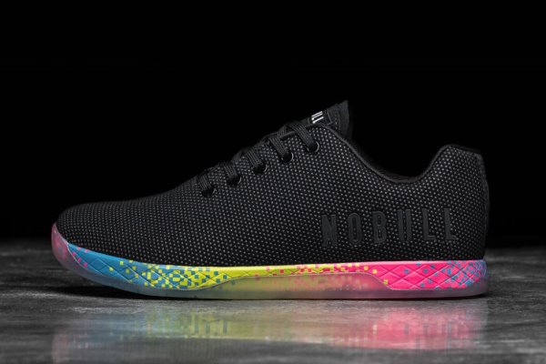 Chaussures de Sport Nobull Glitch Trainer Femme Noir | TMXJK2OWN