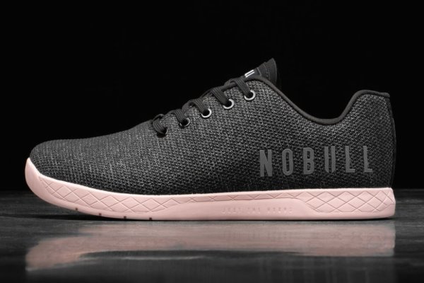 Chaussures de Sport Nobull Heather Trainer Homme Noir Rose | 2B91MSA01