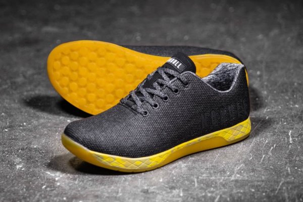 Chaussures de Sport Nobull Heather Trainer Femme Noir Jaune | J88XRSHM4