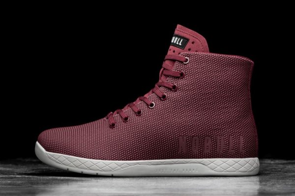 Chaussures de Sport Nobull High-top Arctic Trainer Homme Rouge Foncé | GA39SLE9L