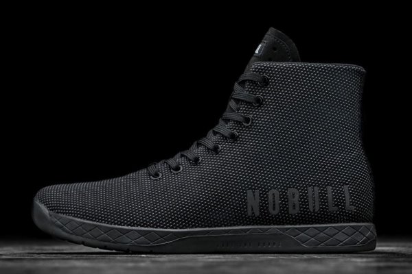 Chaussures de Sport Nobull High-top Trainer Homme Noir | 12KR2AU6H