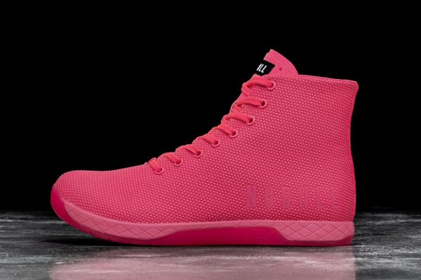 Chaussures de Sport Nobull High-top Trainer Femme Rose | JH0863OS8