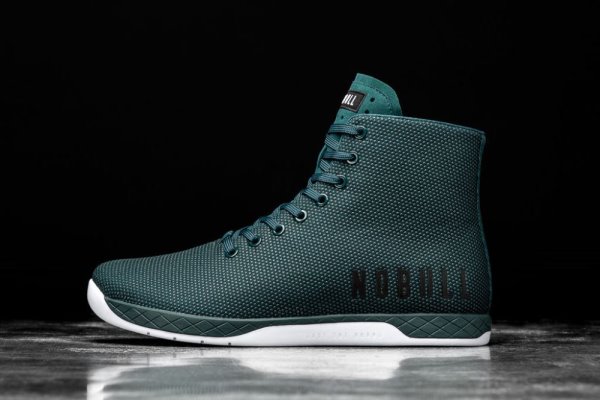 Chaussures de Sport Nobull High-top Trainer Femme Turquoise Foncé | V8IOFXBW8