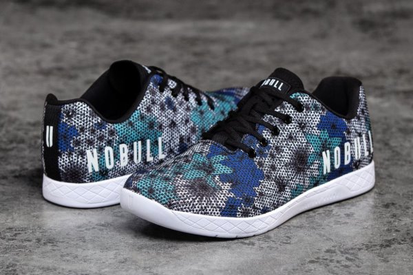 Chaussures de Sport Nobull Midnight Floral Trainer Homme Multicolore | 3ZFBY3DJ4