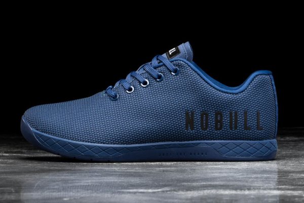 Chaussures de Sport Nobull SuperFabric® Trainer Homme Indigo | NTZDGATUM