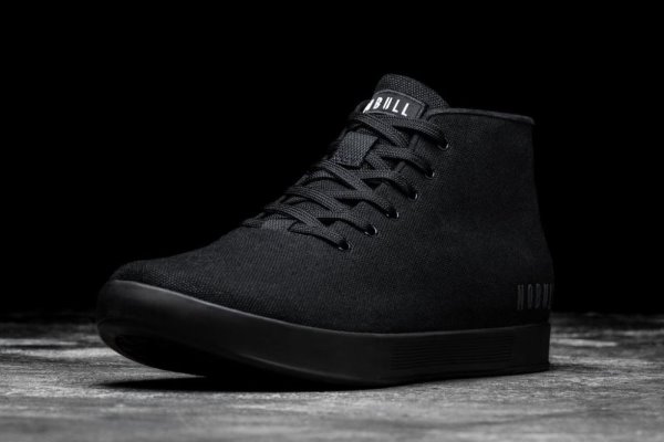 Chaussures de Sport Nobull Tela Mid Trainer Homme Noir | GIJUT3218