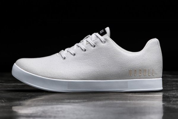 Chaussures de Sport Nobull Tela Trainer Homme Blanche | PJM2LV2FU