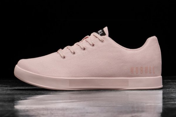 Chaussures de Sport Nobull Tela Trainer Homme Rose | WJ520MXL6