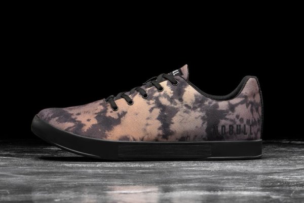 Chaussures de Sport Nobull Tie-dye Tela Trainer Homme Cafe | H6OJIX8XA