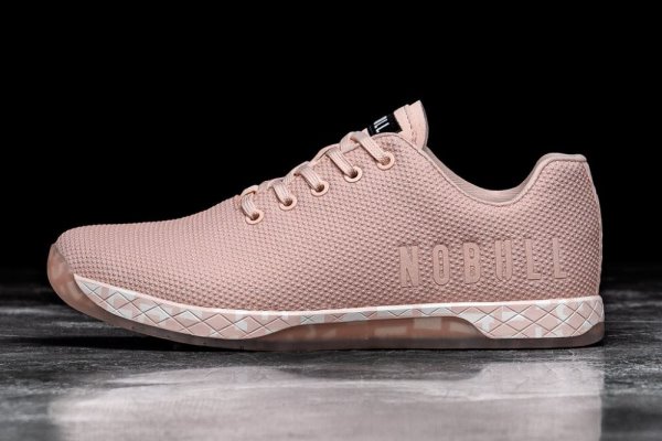 Chaussures de Sport Nobull Wells Trainer Homme Rose | 779QLK6RD