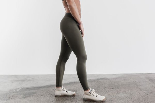 Collant Nobull Tight Femme Vert | JAZ7P5MR9