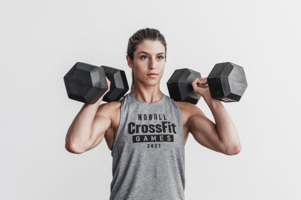 Debardeur Nobull Crossfit Games® 2021 High-neck Tank Femme Grise | U1M3CHC43