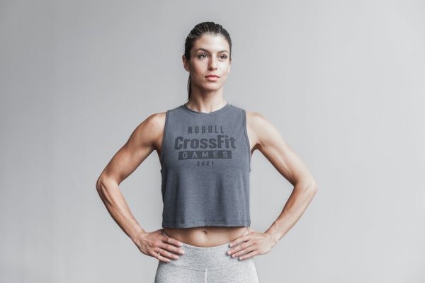 Debardeur Nobull Crossfit Games® 2021 Muscle Tank Femme Grise | H7EMXD935