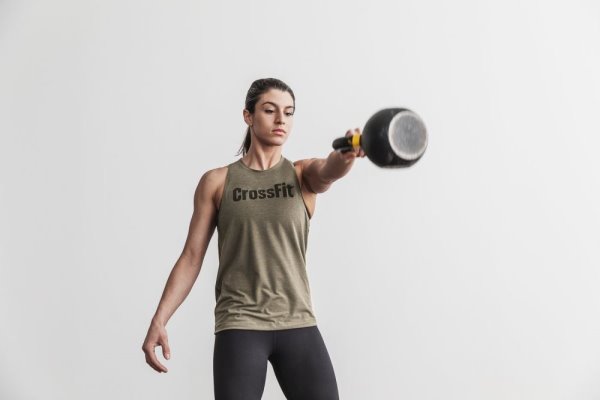 Debardeur Nobull Crossfit® High-neck Tank Femme Vert | N05KW2MJE