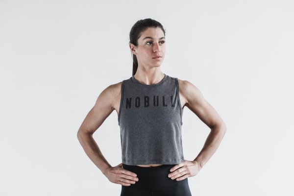 Debardeur Nobull Muscle Tank (Classiche Colors) Femme Grise | 8UL5T27FJ