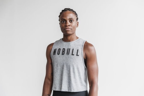 Debardeur Nobull Muscle Tank (Classiche Colors) Femme Grise | PD5TYLL1M