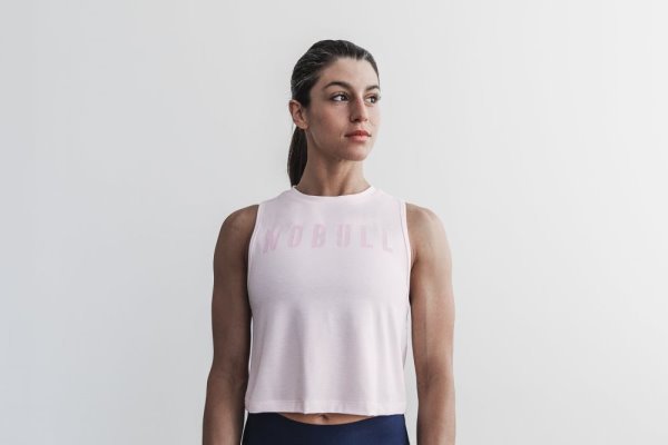 Debardeur Nobull Muscle Tank (Seasonal Colors) Femme Rose | 4KIGZZ7HO