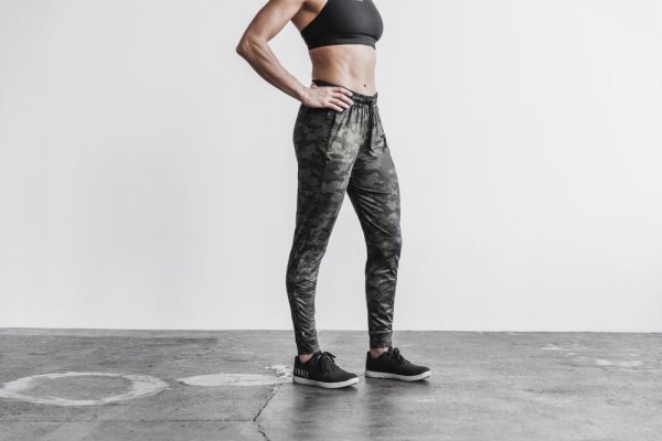 Jogger Nobull Jogger Femme Camouflage Grise Camouflage | QFRNKRJRD