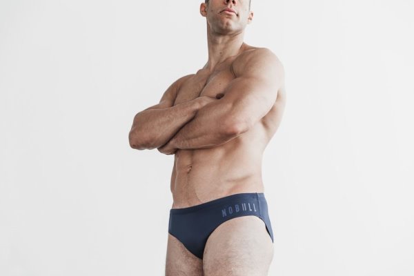 Maillots De Bain Nobull Swim Brief Homme Bleu Marine | 7I9S874US