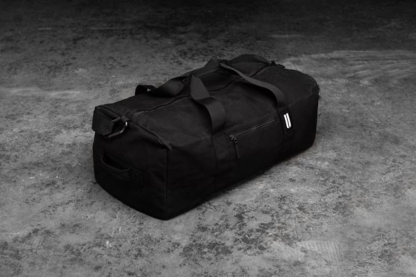 Sacs Nobull Xl Waxed Tela Traditional Duffle Femme Noir | M6846XATF