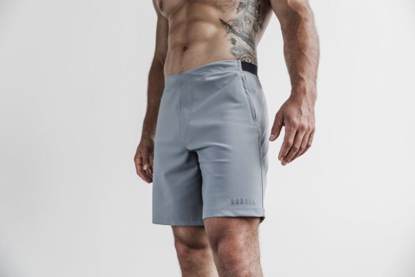 Shorts Nobull Legere Corta 8.5" Homme Grise | BLOKJ1BNX