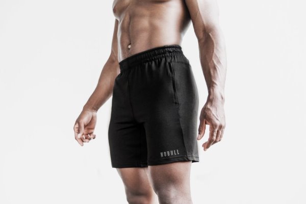 Shorts Nobull Legere Knit Corta 7" Homme Noir | F49R8LTTL