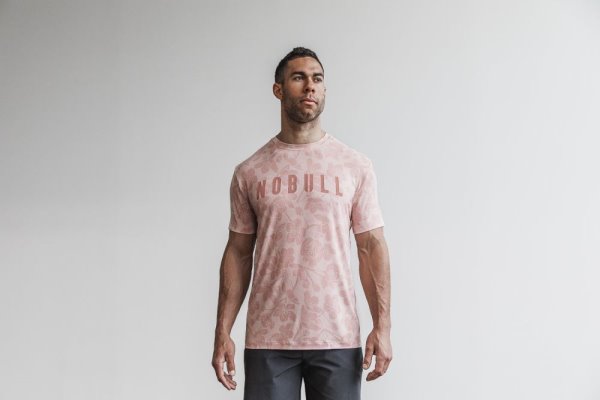 T Chemises Nobull Tee Homme Rose Rose Rose | DUP03NVBG