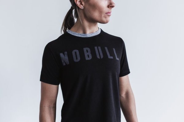 T Shirt Running Nobull Boxy Tee Femme Noir | T987WDUS7