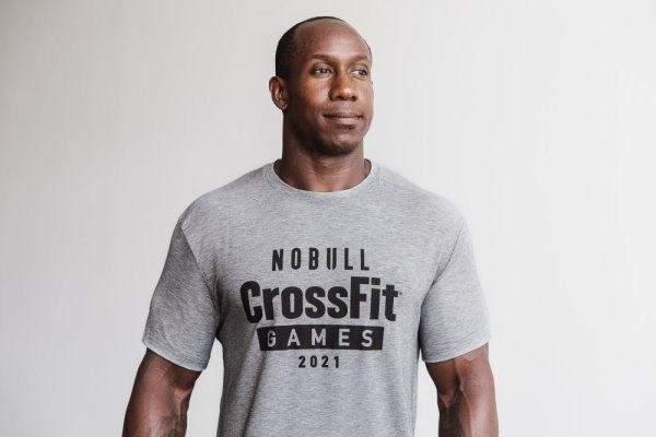 T Shirt Running Nobull Crossfit Games® 2021 Tee Homme Grise | E6HLE1I13