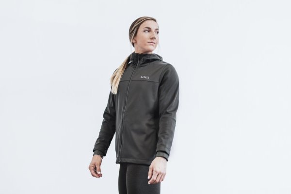 Vestes Nobull Softshell Jacket Femme Grise Foncé | JH8CI1JG0